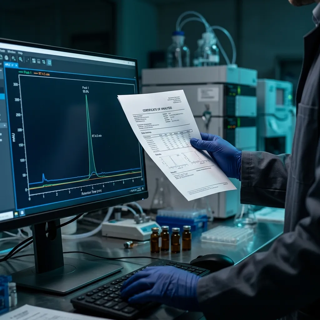 How to Read a Peptide Certificate of Analysis (COA): HPLC & Mass Spec Purity Testing Explained
