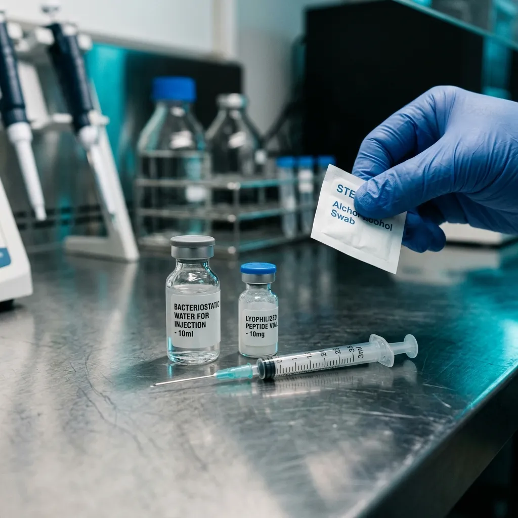 Peptide Reconstitution & Storage Guide: Bacteriostatic Water, Shelf Life, and Cold-Chain Best Practices